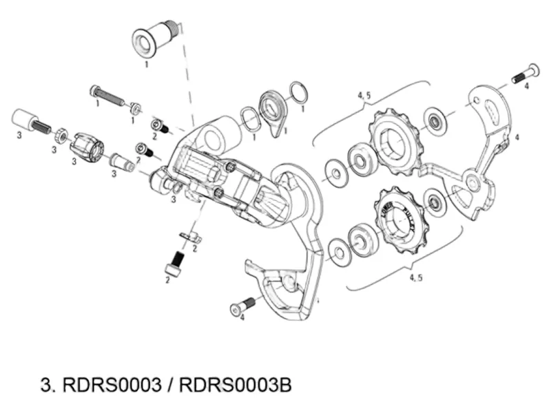 Sram Rear Derailleur Barrel Adjuster Kit in Red