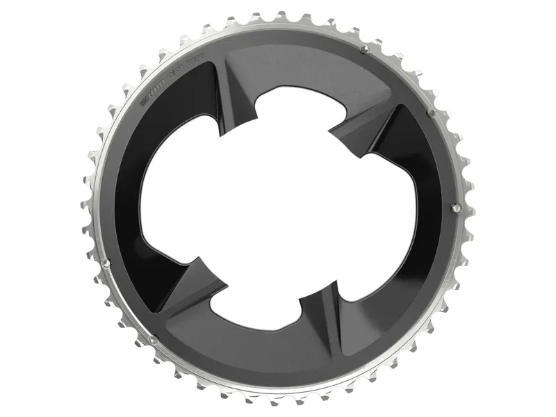 SRAM Rival AXS Road Chainring 107bbd 2x12 48T With Cover Plate in Black