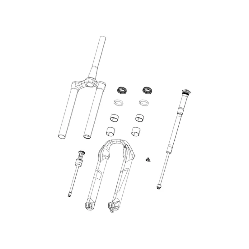 Balfes Bikes Sram Rockshox Fork Hose Clamp Sid Rlc/Xx/Rl Reba 80-100mm | Free postage over £30, £10 off first order, price match & 0% finance.