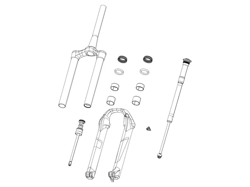 Sram Rockshox Fork Spring Sealhead 35mm Debonair Sid C1 2021 Black
