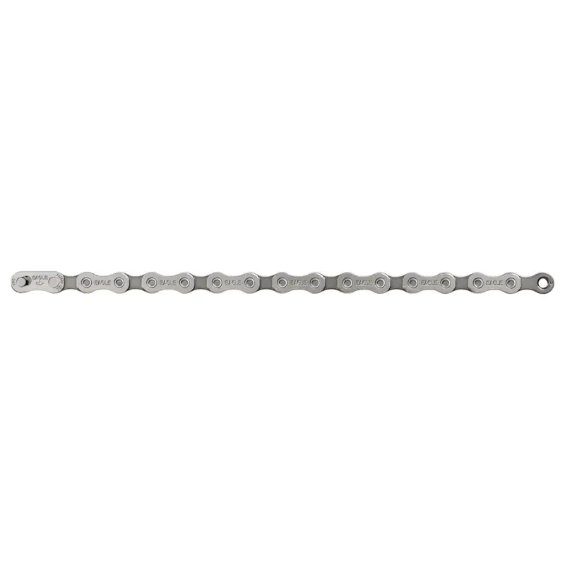 Balfes Bikes Sram SRAM S100 Eagle 12 Speed Chain 126 Links Powerlock in Silver | Free postage over £30, £10 off first order, price match & 0% finance.