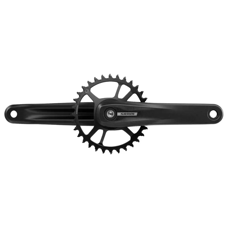 Balfes Bikes Sram SRAM S100 Eagle Boost 148 Powerspline Crankset 32T with Steel Chainring in Black | Free postage over £30, £10 off first order, price match & 0% finance.