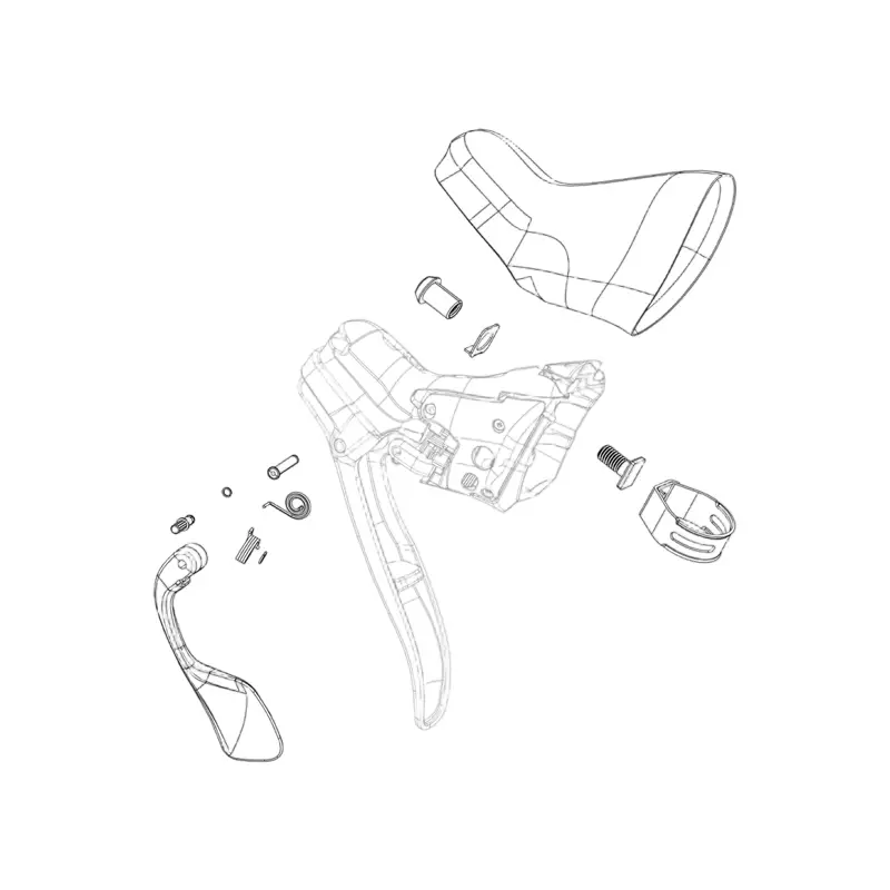 Balfes Bikes Sram Shifter Clamp Kit Red 13/22/Force22/Rival22/700 Ergodynamic RoadShifter Pair | Free postage over £30, £10 off first order, price match & 0% finance.