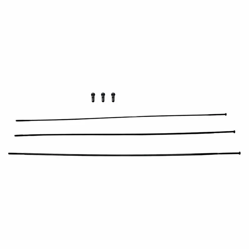 SRAM Spokes and Nipples Roam 50 27.5 Straight-Pull External Black 281mm 3pcs BLACK