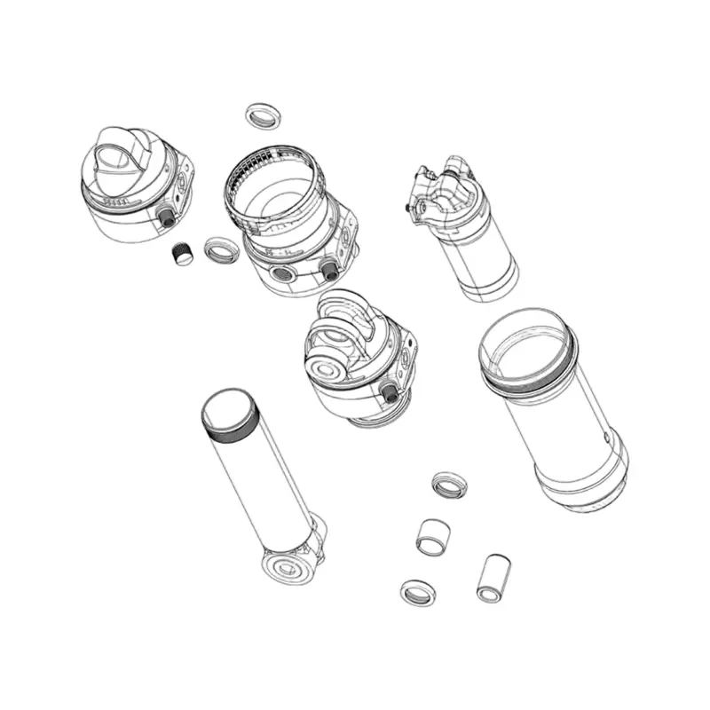 Balfes Bikes Sram Super Deluxe c1/Deluxe c1 Rear Shock Air Can Assembly | Free postage over £30, £10 off first order, price match & 0% finance.