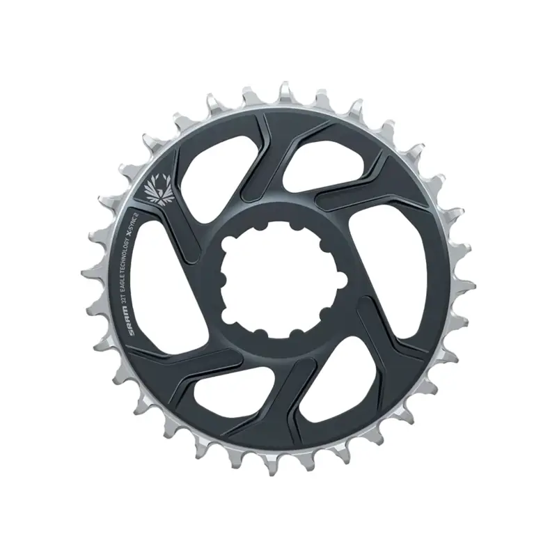Balfes Bikes Sram X-Sync 2 Direct Mount 6mm Offset Eagle Ring in Lunar/Polar Grey | Free postage over £30, £10 off first order, price match & 0% finance.