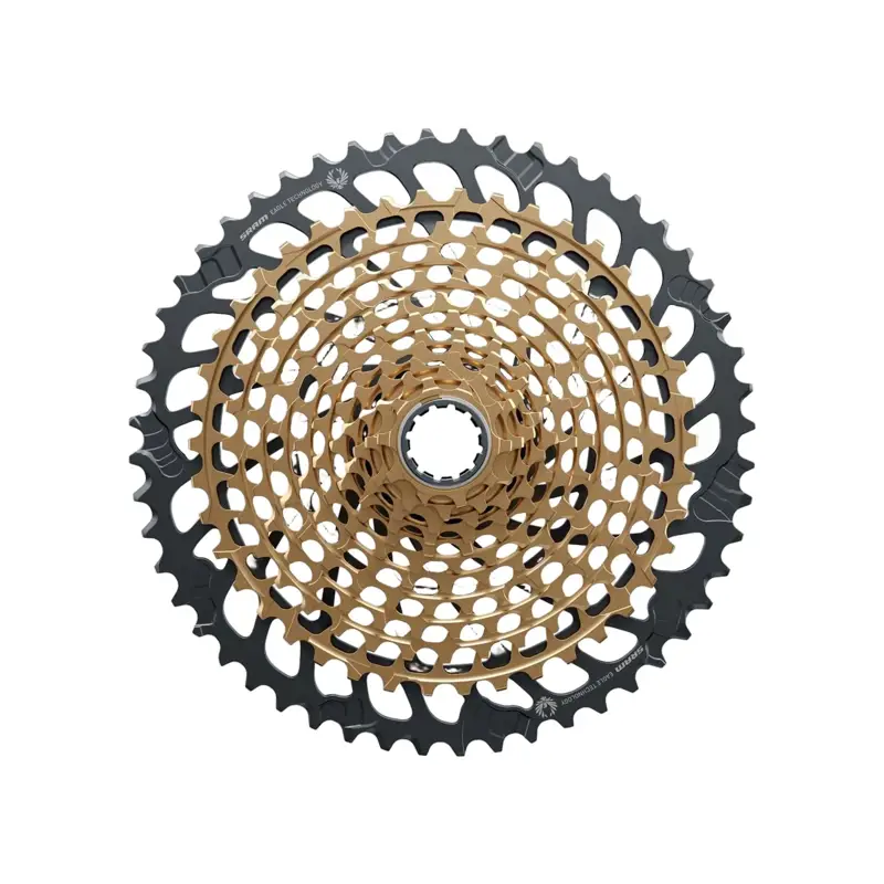 Balfes Bikes Sram SRAM XG-1299 Eagle 12 Speed Cassette 10-52T in Gold | Free postage over £30, £10 off first order, price match & 0% finance.