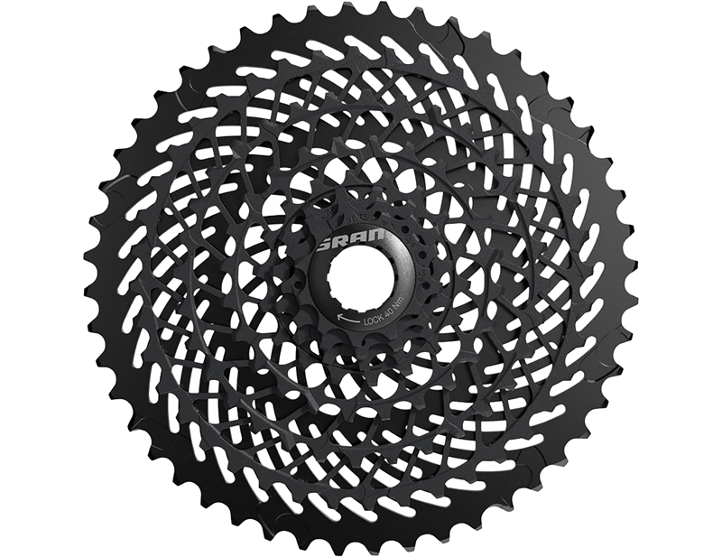 Balfes Bikes Sram SRAM XG-899 E-BLOCK X-Glide Cassette 8 Speed 11-48T in Black | Free postage over £30, £10 off first order, price match & 0% finance.
