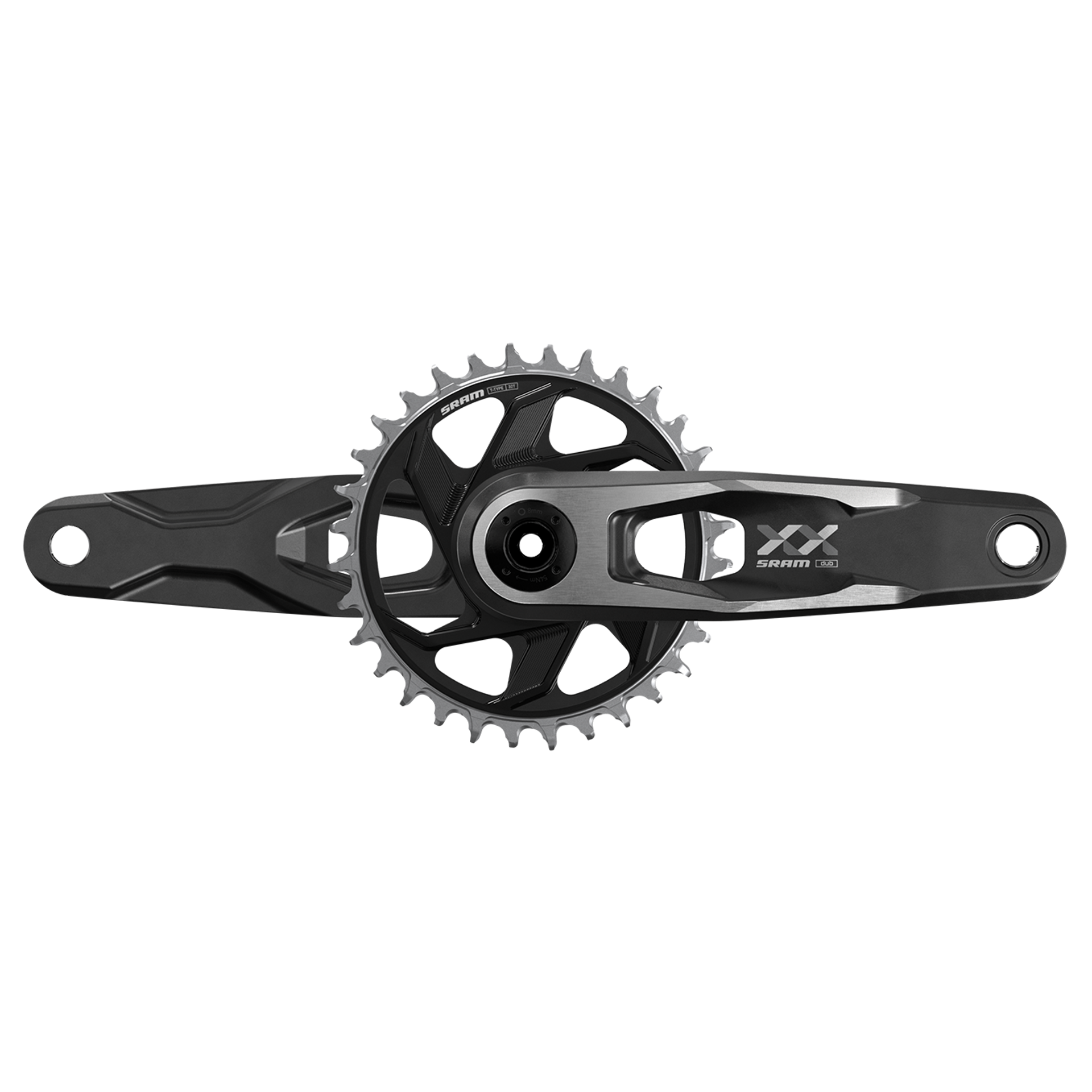SRAM XX Downhill Transmission T-Type DUB 56.5 CL MTB Crankset in Black