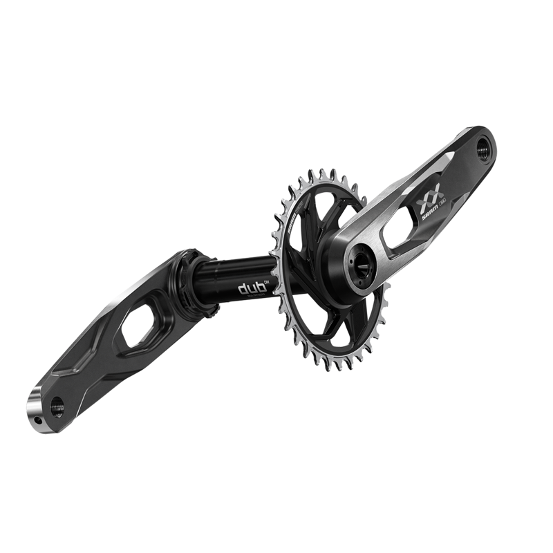 SRAM XX Downhill Transmission T-Type DUB 55 CL MTB Crankset in Black-3