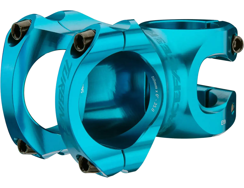 Balfes Bikes Race Face Turbine R 35 Stem in Turquoise | Free postage over £30, £10 off first order, price match & 0% finance.