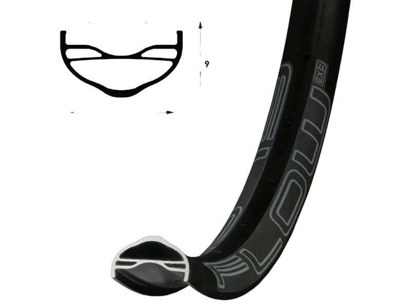 Stans NoTubes Flow EX3 Rim 27.5 inch 32H in Black-2
