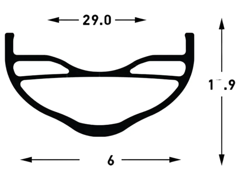 Stans NoTubes Flow EX3 Rim 27.5 inch 32H in Black-3