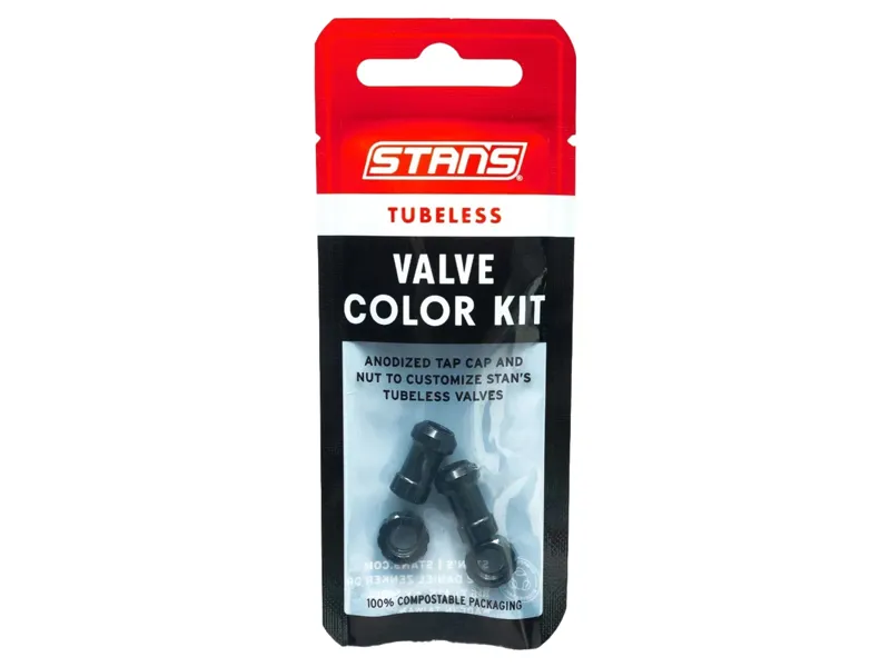 Stans Tubeless Valve Colour Kit in Black-2
