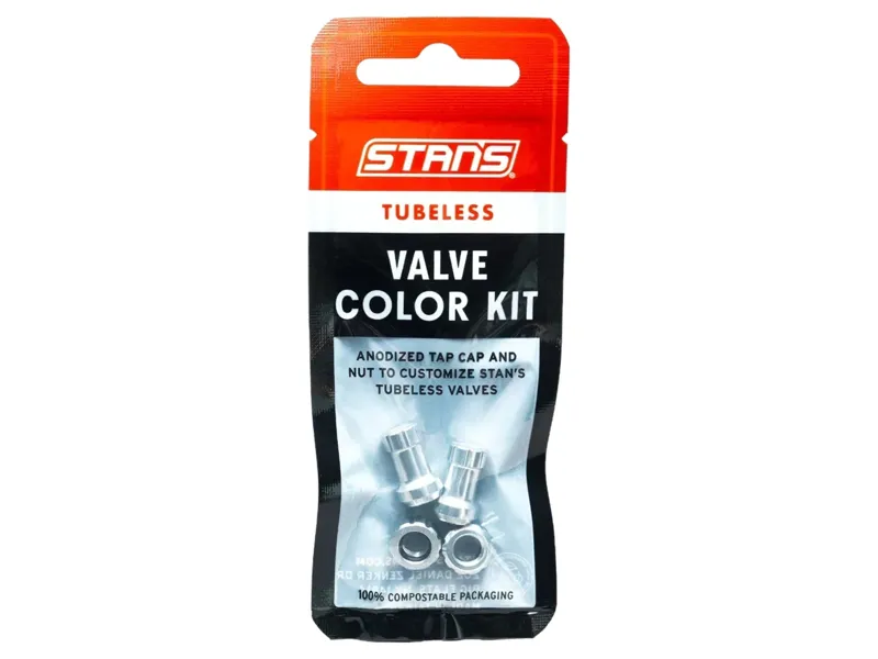 Stans Tubeless Valve Colour Kit in Silver-2