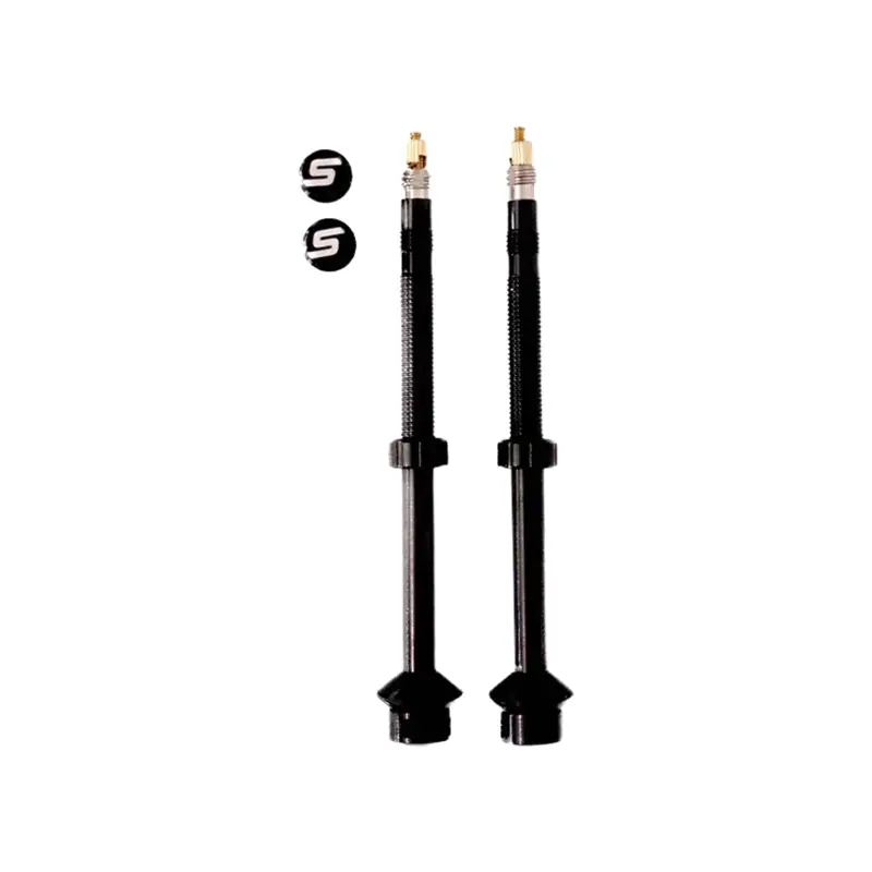 Balfes Bikes Stans Universal+ Valves Pair 65mm in Black | Free postage over £30, £10 off first order, price match & 0% finance.