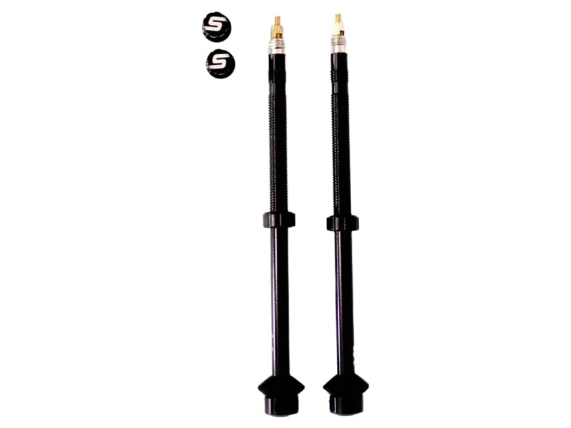 Stans Universal+ Valves Pair 85mm in Black