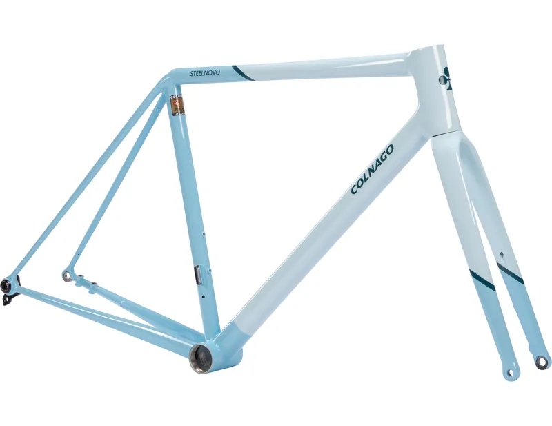 Colnago Steelnovo Steel Road Frame Set 2026 in SNLB Light Blue-1