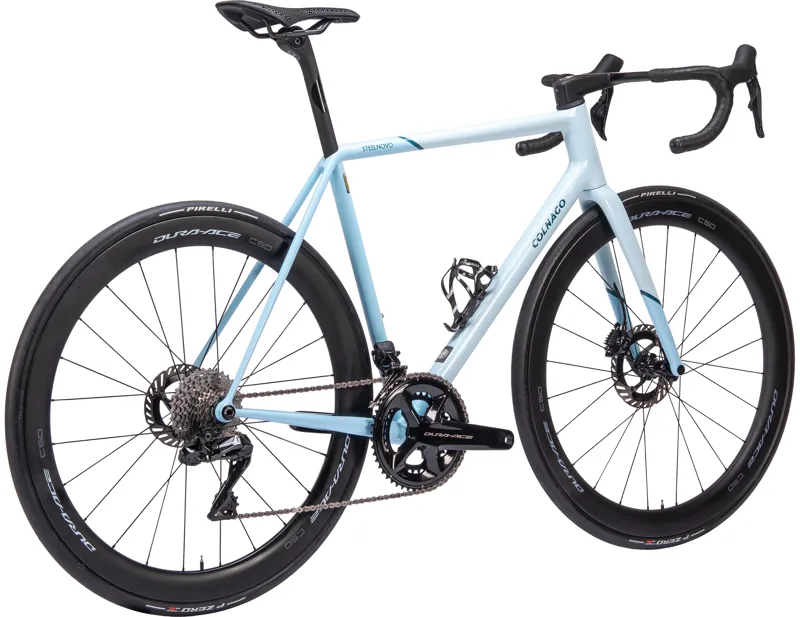 Colnago Steelnovo Steel Road Frame Set 2026 in SNLB Light Blue-4