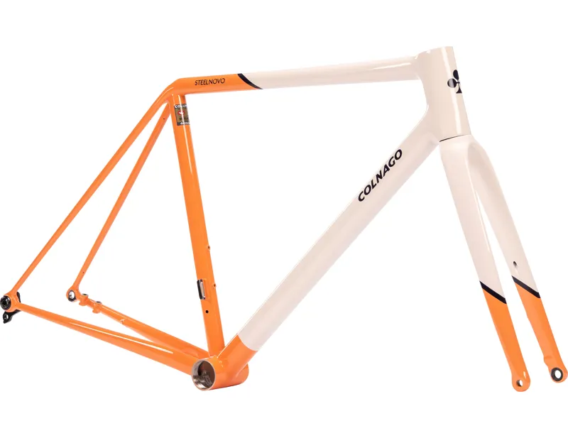Colnago Steelnovo Steel Road Frame Set 2026 in SNPP Pastel Orange-1