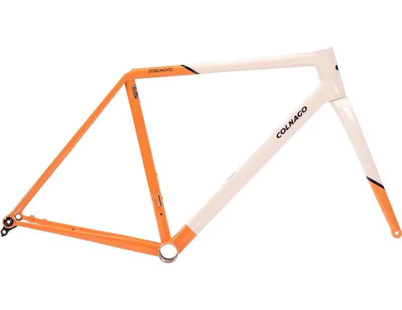 Colnago Steelnovo Steel Road Frame Set 2026 in SNPP Pastel Orange