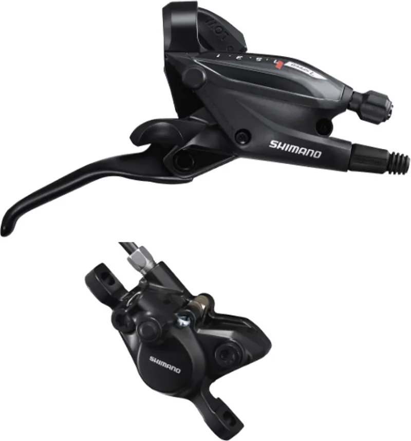 Shimano ST-EF505 Hydraulic 7 Speed STI Bled/BRMT200 RH in Black