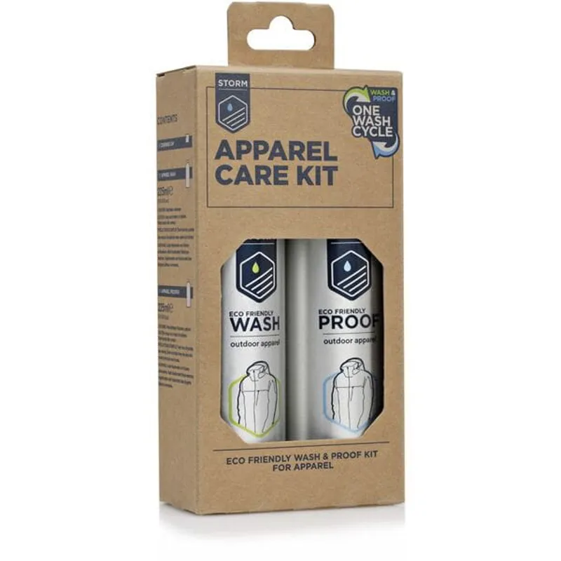 STORM Technical Garment Wash and Eco Proof Twin Pack 2 x 225ml in Silver-1