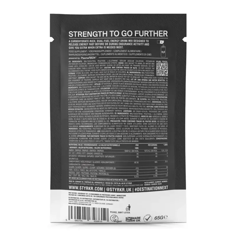 STYRKR - MIX60 Dual-Carb 60g Energy Drink Mix - Box of 12-1