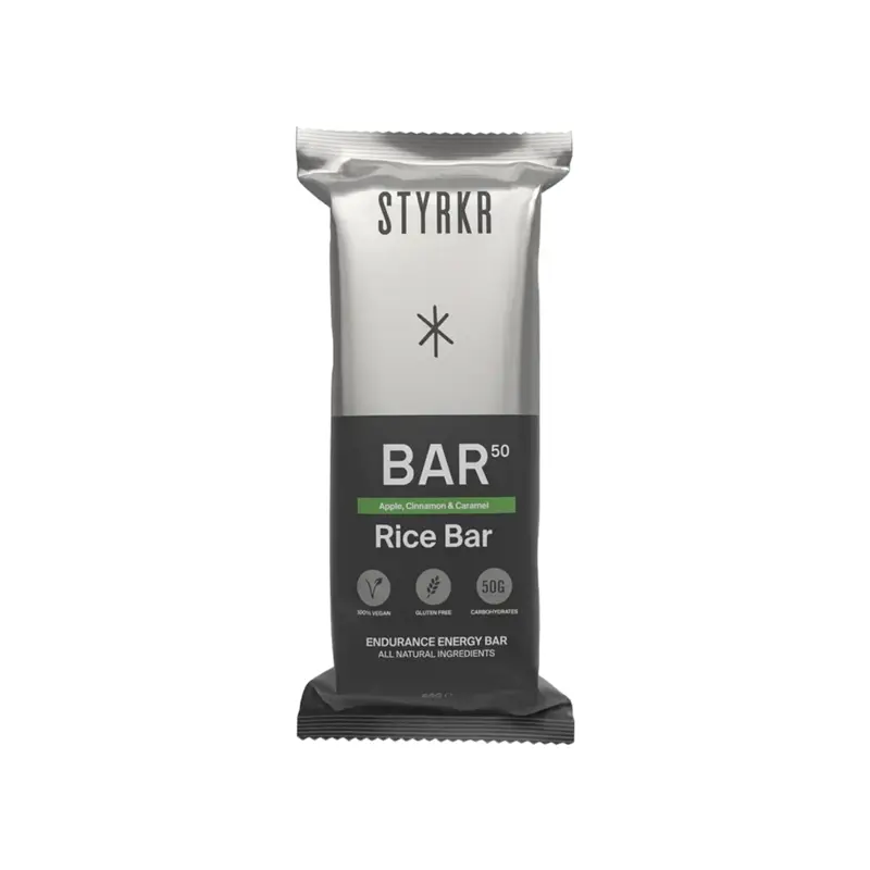 Balfes Bikes Styrkr BAR50 Apple Cinnamon and Caramel Energy Bar - Single | Free postage over £30, £10 off first order, price match & 0% finance.