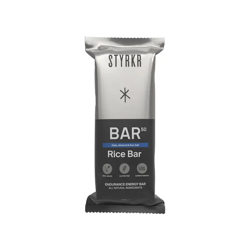 Balfes Bikes Styrkr BAR50 Date Almond Sea Salt Energy Bar - Single | Free postage over £30, £10 off first order, price match & 0% finance.