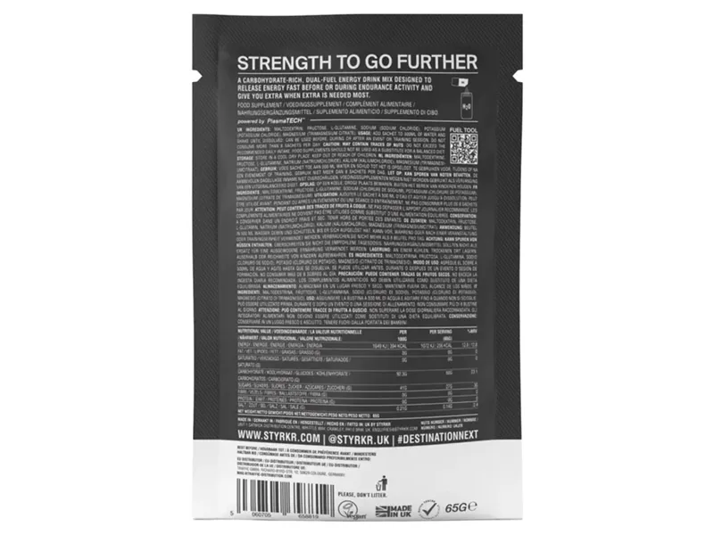Styrkr MIX60 Dual-Carb Energy Drink Mix Single-1