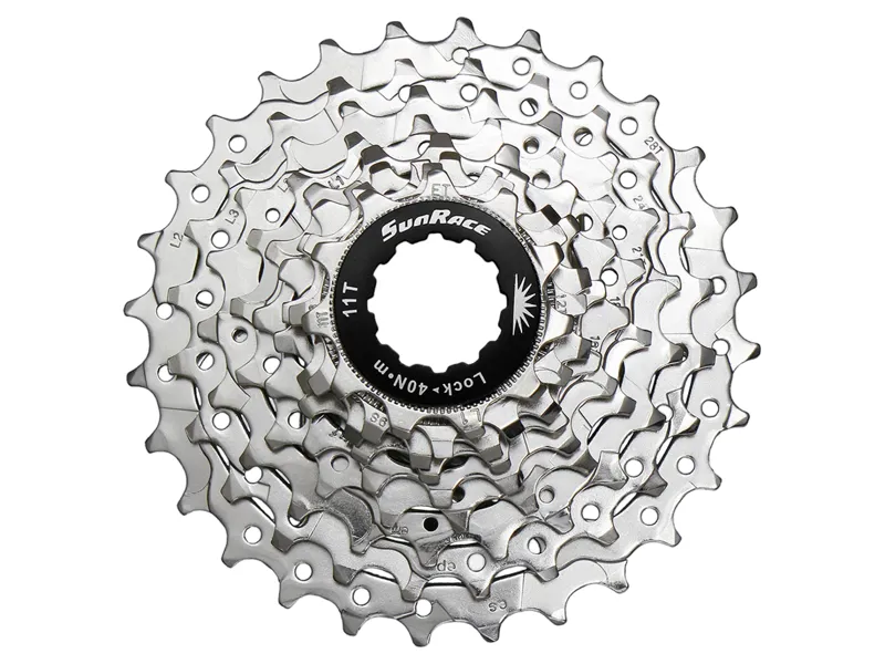 Sunrace CSR90 9-Speed Cassette 9spd in Silver