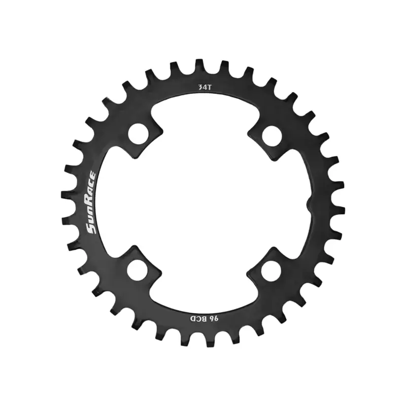 Balfes Bikes Sunrace MS00 Steel Narrow-Wide Chainring in Black | Free postage over £30, £10 off first order, price match & 0% finance.