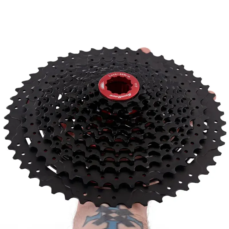 Sunrace MX80 11-51t Cassette 11spd in BlackChrome-2