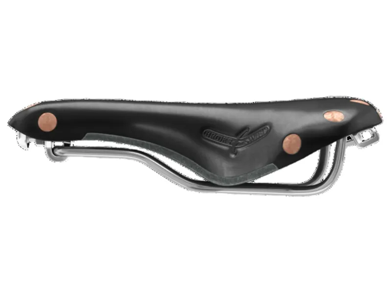 Swift Chrome Chromed Steel Rail 150 mm Saddle in Black-5