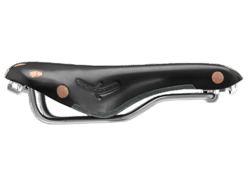 Swift Chrome Chromed Steel Rail 150 mm Saddle in Black-6