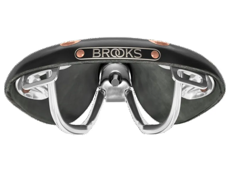 Swift Chrome Chromed Steel Rail 150 mm Saddle in Black-4