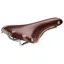 Swift Chrome Chromed Steel Rail 150 mm Saddle in Brown