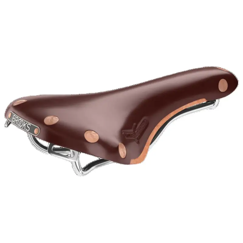 Balfes Bikes Brooks Swift Chrome Chromed Steel Rail 150 mm Saddle in Brown | Free postage over £30, £10 off first order, price match & 0% finance.