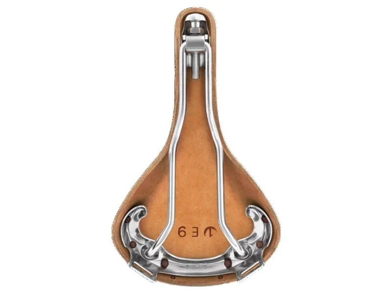 Swift Chrome Chromed Steel Rail 150 mm Saddle in Honey-3