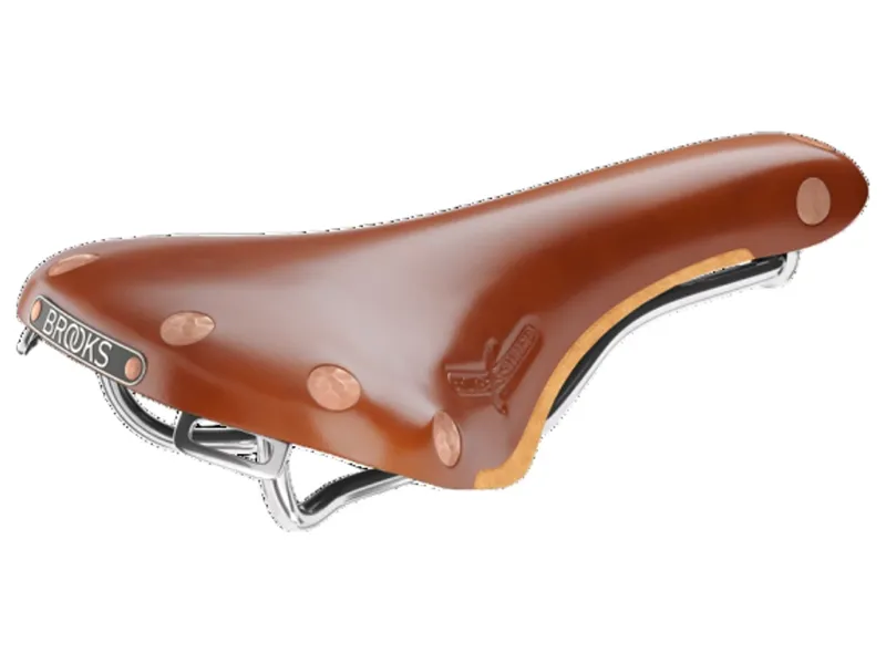 Swift Chrome Chromed Steel Rail 150 mm Saddle in Honey