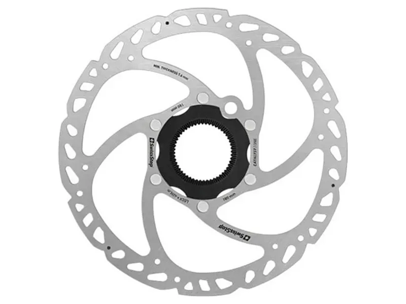 Swissstop Catalyst One Centrelock Disc Rotor 180mm in Silver