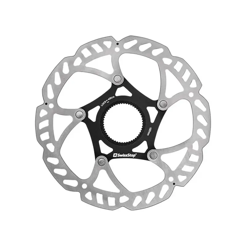 Balfes Bikes Swissstop Catalyst Pro Centre Lock Disc Rotor 160mm in Silver | Free postage over £30, £10 off first order, price match & 0% finance.