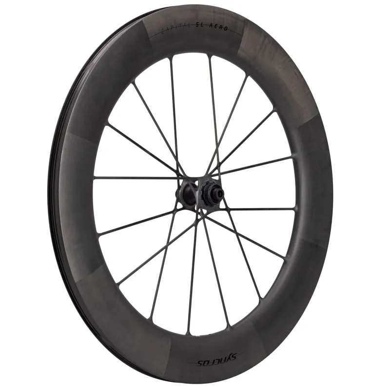 Syncros Capital SL Aero Front Wheel 80mm in Matt Black-1