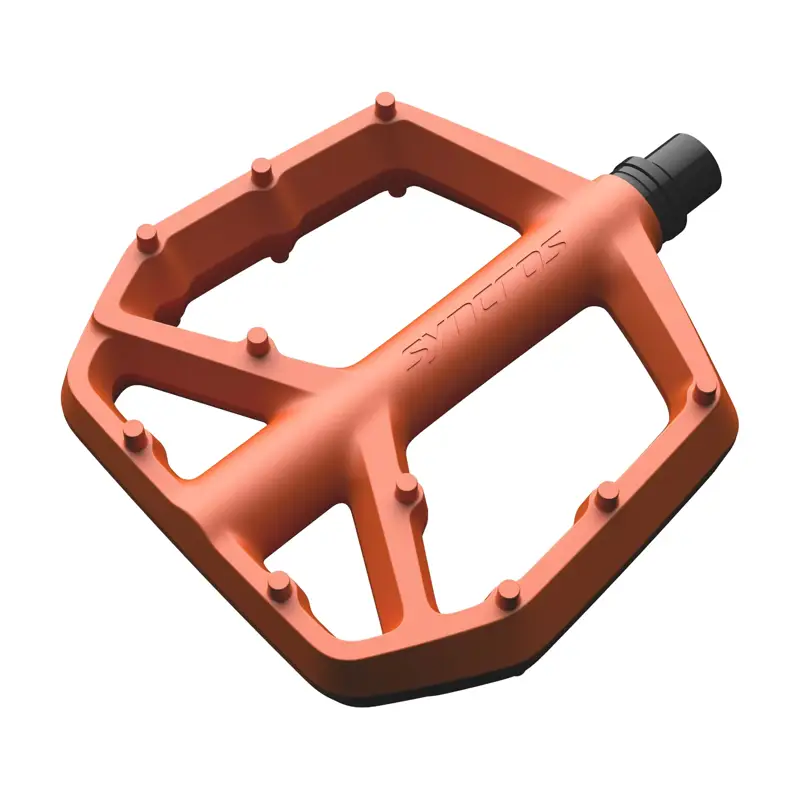 Balfes Bikes Syncros Squamish III Flat Pedals in Fire Orange | Free postage over £30, £10 off first order, price match & 0% finance.