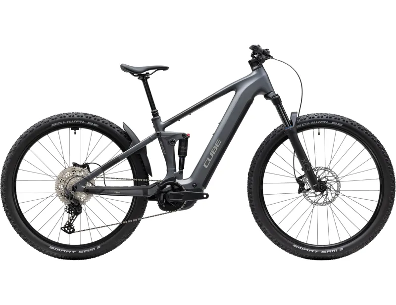 Cube Stereo Hybrid One22 Pro 800 Electric Full Sus Alloy MTB 2027 in Slabgrey/Chrome