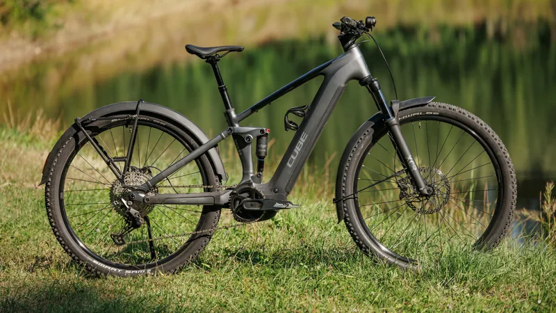 Cube Stereo Hybrid One22 Pro 800 FE Electric Full Sus Alloy MTB 2027 in Slabgrey/Chrome-12