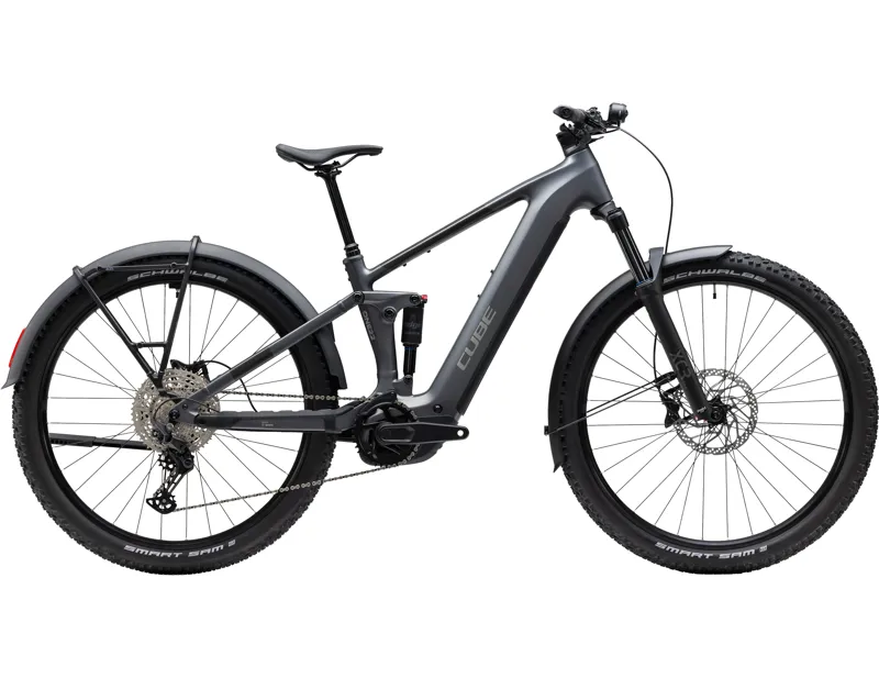 Cube Stereo Hybrid One22 Pro 800 FE Electric Full Sus Alloy MTB 2027 in Slabgrey/Chrome