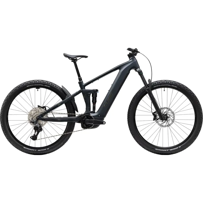 Balfes Bikes Cube Stereo Hybrid One44 Pro 800 Electric Full Sus MTB 2027 in Coal/Black | Free postage over £30, £10 off first order, price match & 0% finance.