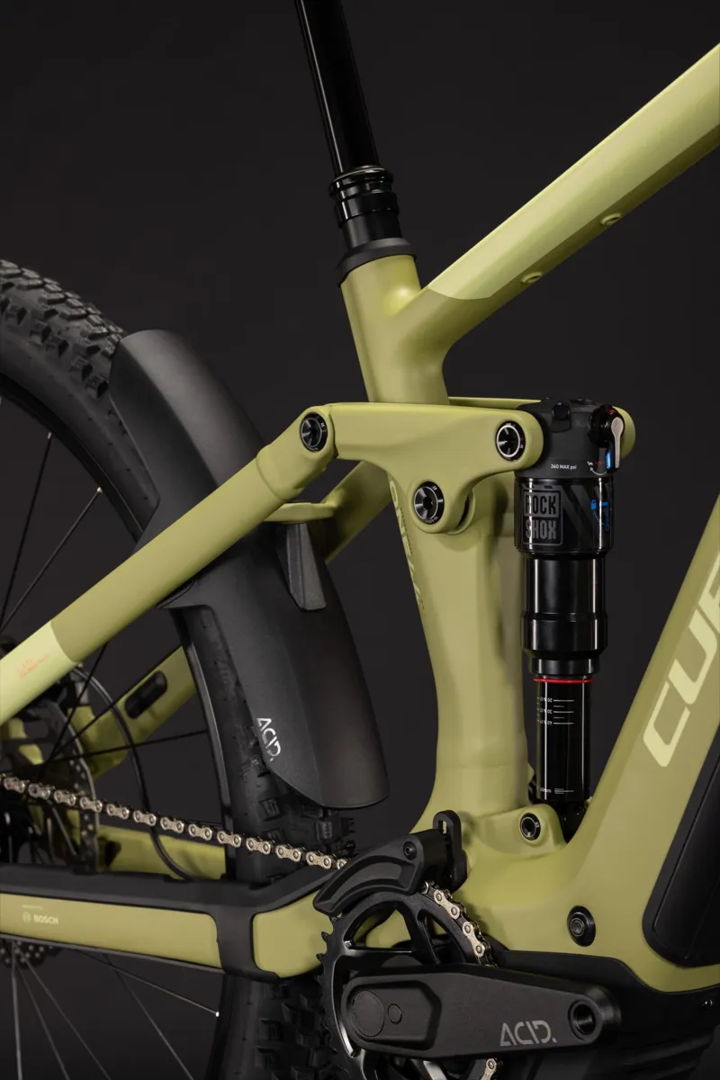 Cube Stereo Hybrid One44 Pro 800 Electric Full Sus MTB 2027 in Softwillow/Green-7